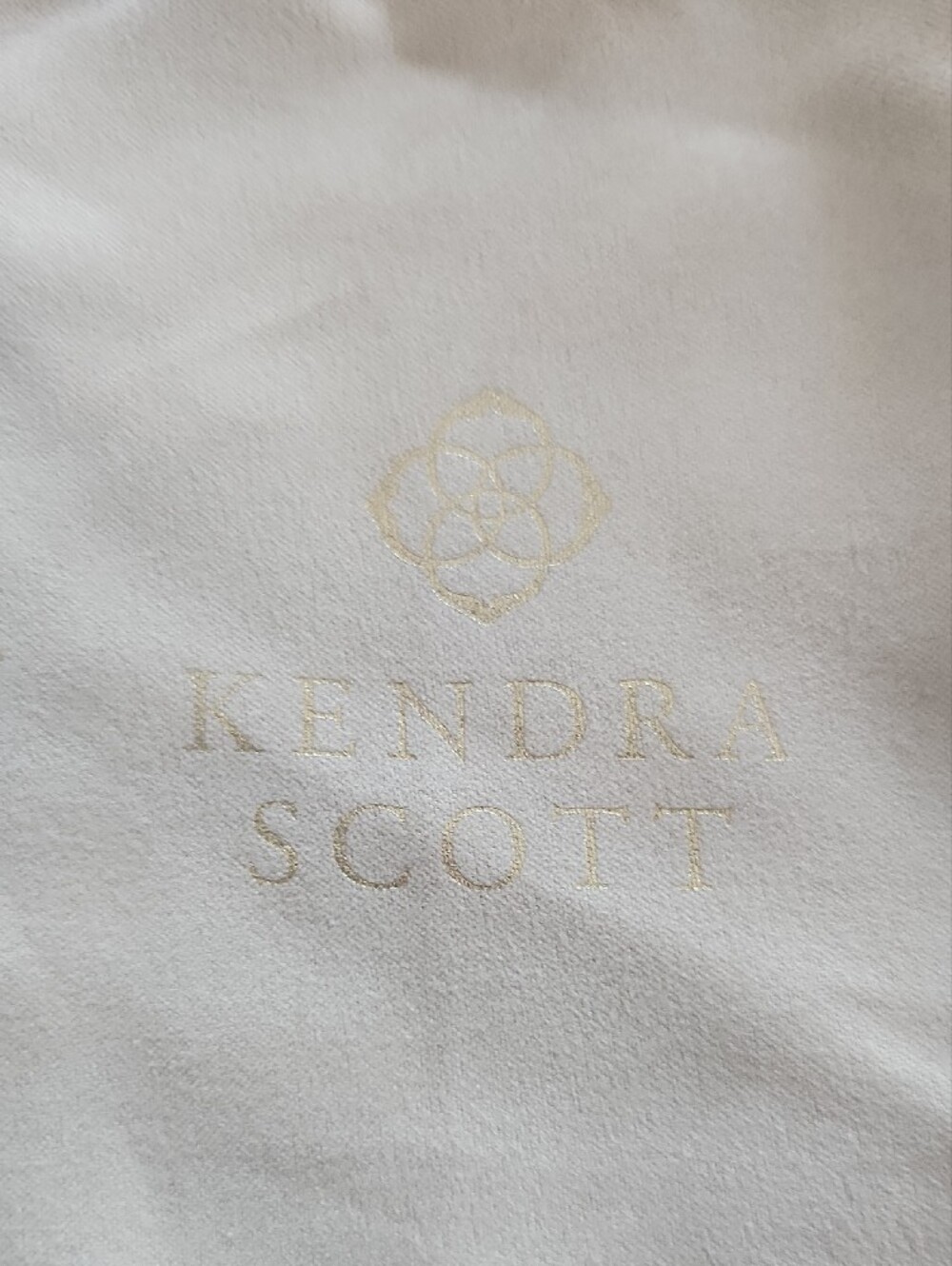 Kendra Scott Suede Drawstring Jewelry Pouch - Light Gray - Picture 2 of 5